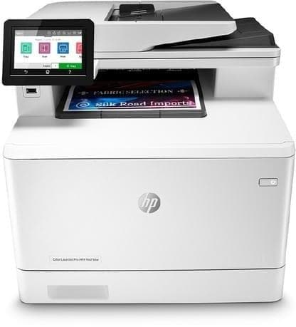 HP Color LaserJet Pro MFP M479fnw, Print, copy, scan, fax, email, Scan to email/PDF; 50-sheet uncurled ADF Harmaa, Valkoinen