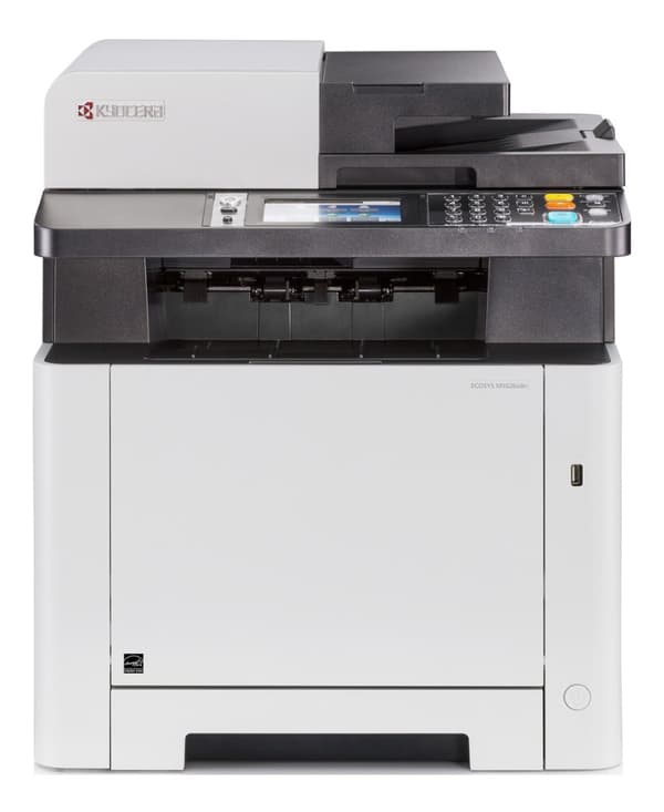 Kyocera ECOSYS M5526cdn/ A4/ 26ppm/ Duplex/ Fax/ DADF/ LAN/ USB/ LCD dotyk. panel/ start.tonery 1200 stran Sort, Hvid