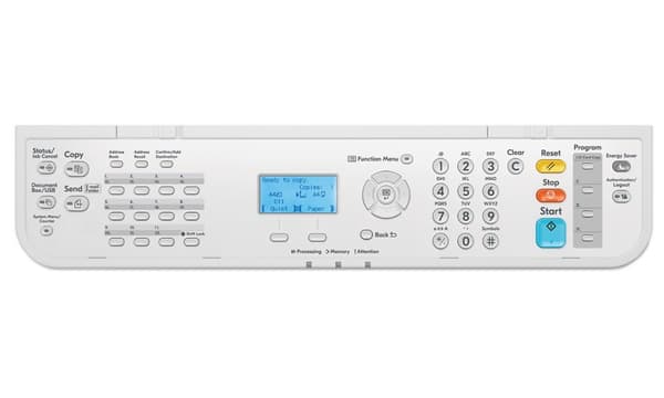 Kyocera ECOSYS MA4500x/ A4 MFP černobílá/ čb/ 45ppm/ 1200 dpi/ duplex/ DADF/ USB/ LAN + toner 6000str musta, Valkoinen
