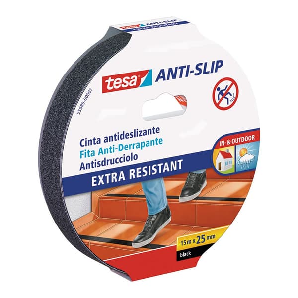 Tesa Antisliptejp 55589 15 M X 25 Mm Durchsichtig