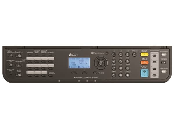Kyocera ECOSYS M2635dn, A4 MFP, čb, 35ppm, 1200 dpi, 512MB, duplex, LAN, start. tonery 1000str., LCD