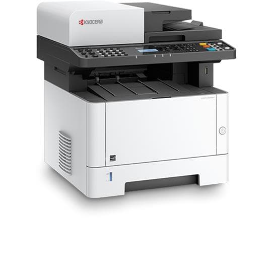 Kyocera ECOSYS M2635dn, A4 MFP, čb, 35ppm, 1200 dpi, 512MB, duplex, LAN, start. tonery 1000str., LCD musta, Valkoinen