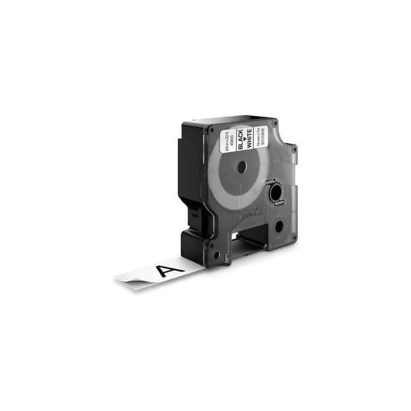 DYMO LabelManager tejpkassett D1 19mm x 7m Svart/Vit (kompatibel med LabelManager och LabelWriter Duo)