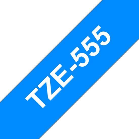 Brother P-touch Tze555 Bandkassett Vit,Blå