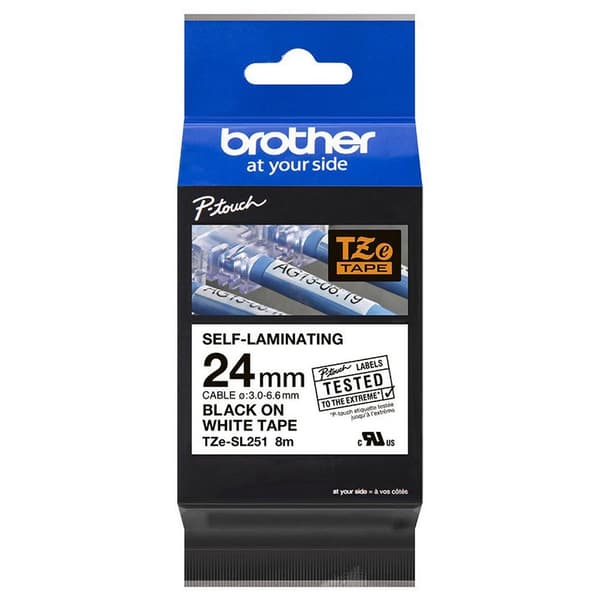 Brother Tzesl251 Båndkassette Sort