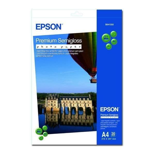 EPSON halvblankt fotopapper - A4 - 20 ark - 251g/m2