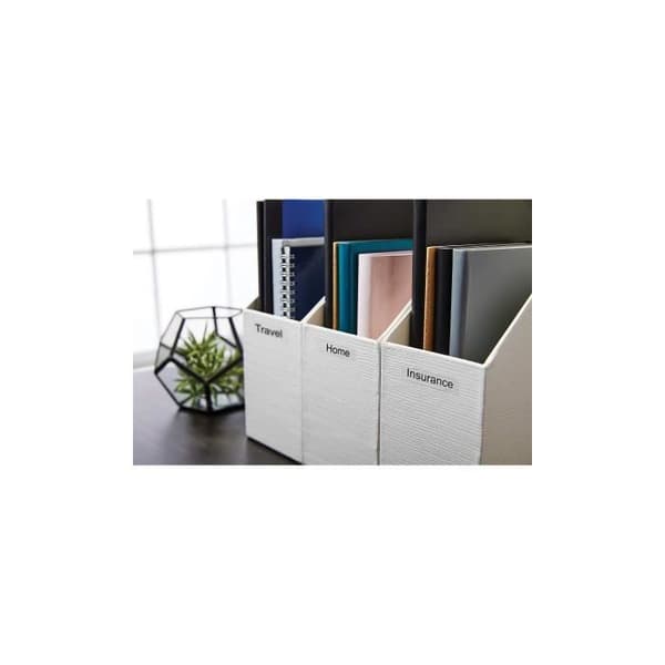 DYMO LabelManager tejpkassett D1 12mm x 7m Svart/Transparent (kompatibel med LabelManager och LabelWriter Duo)
