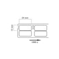 Miniatyrbild 3 av 4: DYMO LabelWriter Multi-Purpose Etiketter - Box med 1000 13x25 mm etiketter - Semi-permanent självhäftande