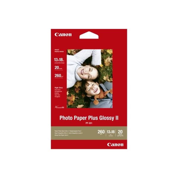 Extra glansigt fotopapper II - CANON - PP-201 - 10 x 15 cm - 5 ark
