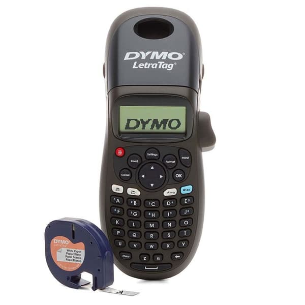 DYMO LetraTag LT-100H Instruktioner - Svart (2174575) Blå