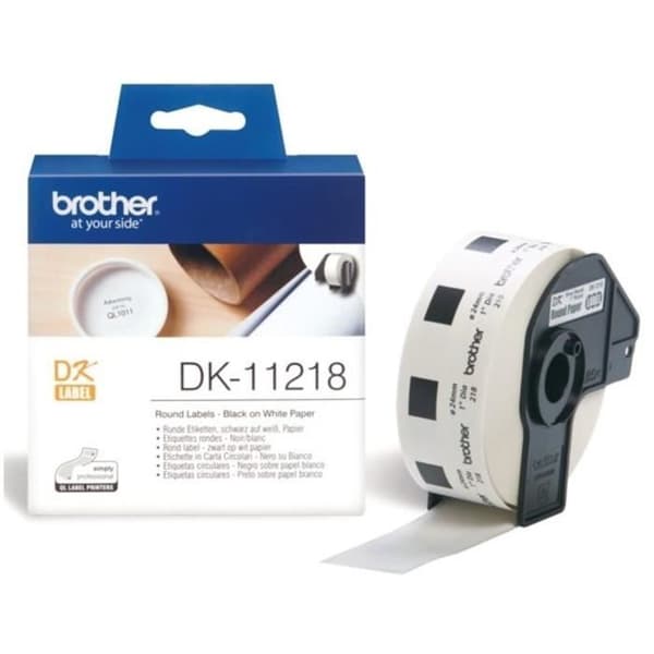 BROTHER P-TOUCH DK-11218 etiketter - 24x24 mm - 1000 enheter