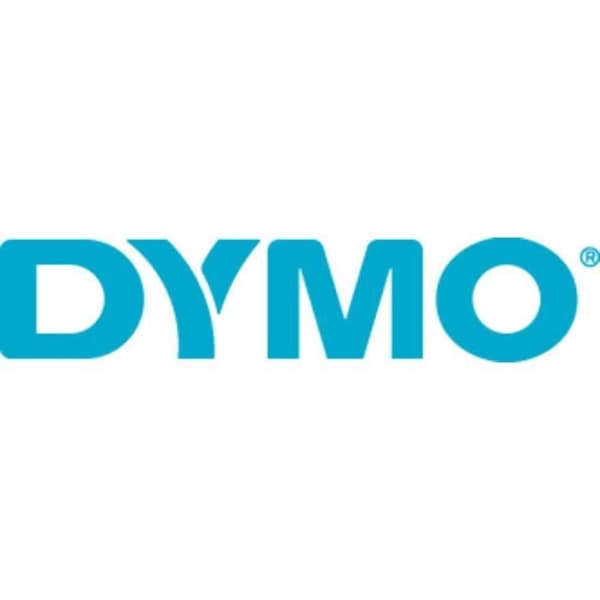 Tejp - DYMO - 3D - 9 mm - Svart - Vit - 3 m