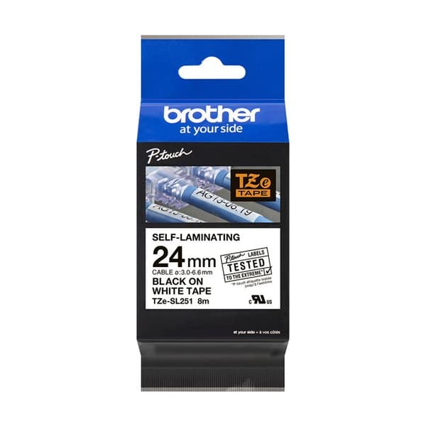 Band - Brother - 24mm - Svart - Förbrukningsmaterial - 24mm