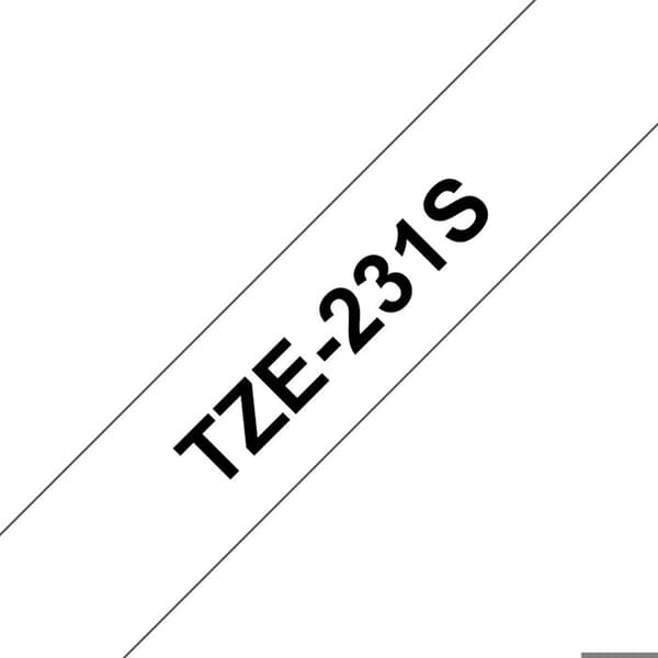 BROTHER SKRIVARE TZE-231S (LAM.) SVART TILL BL