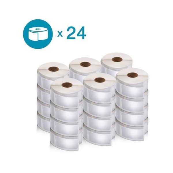 Paket med 24 rullar med adressetiketter i stort format 36 mm x 89 mm DYMO LabelWriter