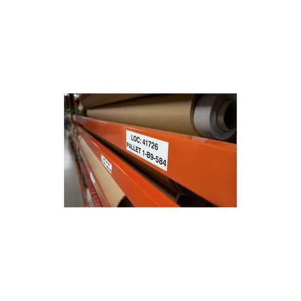 Permanent självhäftande tejp - DYMO - XTL - 54mm x 7m - Svart på vitt - Vinyl