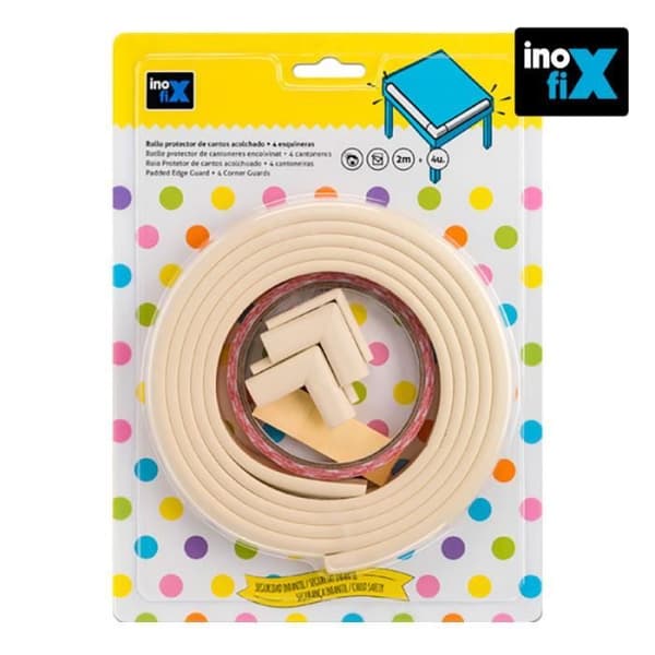 Hörnskyddsrulle - INOFIX - 2 meter lång - Vit