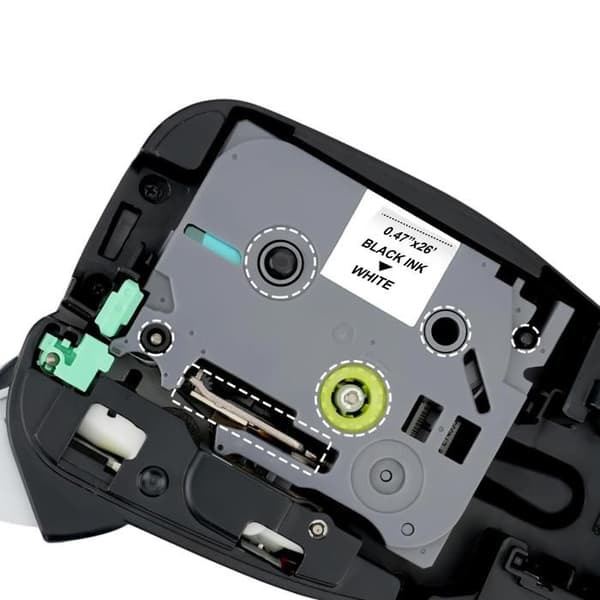 6-pack Etiketter - Phonillico® - Band 12mm x 8m - Kompatibel med Brother P-touch - Varierade färger