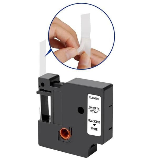 Set med 6 Band - Phonillico® - Kompatibel med Dymo - 12mm x 7m - Flerfärgad - Varierande etiketter