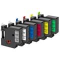 Miniatyrbild 1 av 6: Set med 6 Band - Phonillico® - Kompatibel med Dymo - 12mm x 7m - Flerfärgad - Varierande etiketter