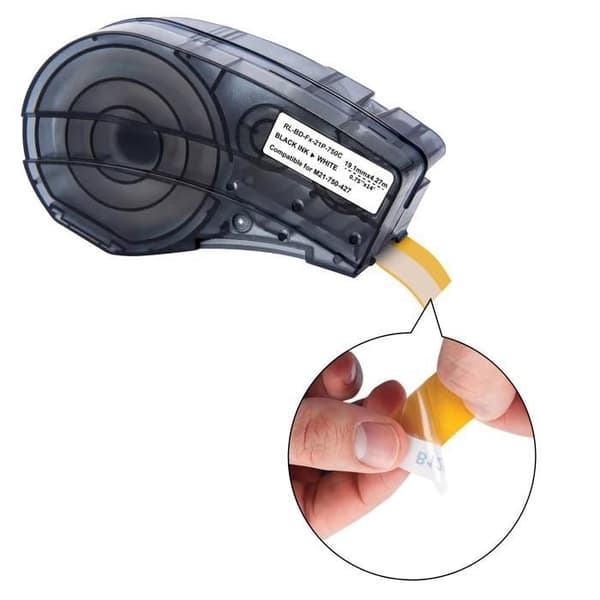 Etikettband - Phonillico® - M210 M210-LAB M211 - Vinyl 19,1mm - 4,27m - 1 enhet