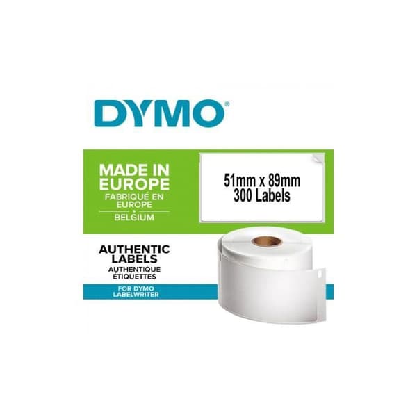 DYMO LabelWriter icke-häftande etiketter - Bokningskort/namnbrickor - 51 mm x 89 mm