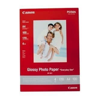 Ekonomiskt glansigt fotopapper GP-501 - CANON - A4 - 5 ark