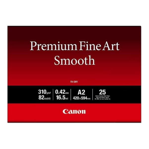 Fotopapper fine art CANON - A2 - 310 g/m² - 25 ark