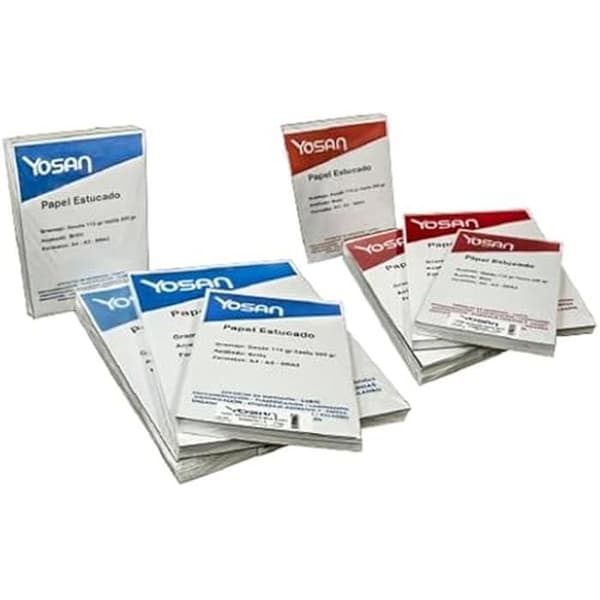 Kartong - YOSAN - SRA3 - Vit - 125 ark - Flerfärgad