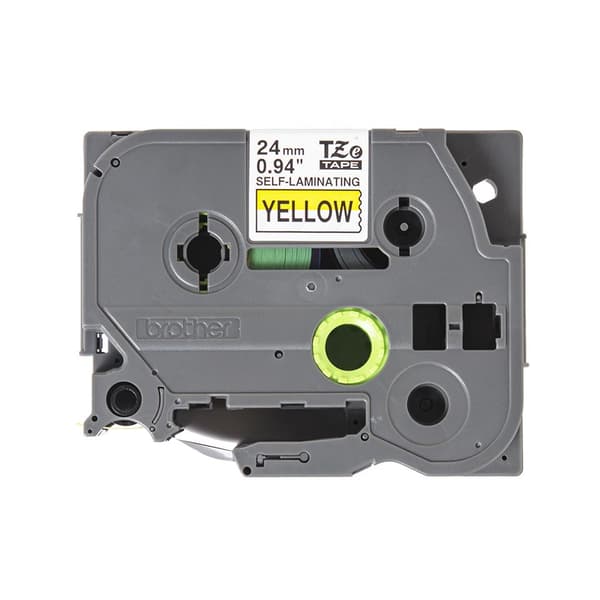 Brother TZe-SL651 - Selvklæbende - Sort på gul - Rulle (2,4 cm x 8 m) 1 rulle(r) lamineret tape - til P-Touch PT-D800W, PT-E550WSP, PT-E550WVP, PT-P90