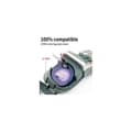 Miniatyrbild 4 av 4: DYMO LetraTag Plasttejp 12mm x 4m Svart/Transparent