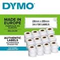 Miniatyrbild 1 av 4: Paket med 24 rullar med standardadressetiketter 28mm x 89mm - DYMO