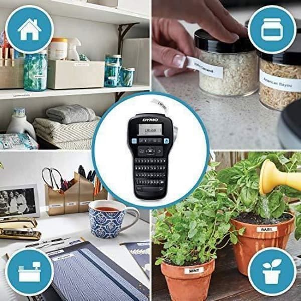 Etikettmaskin - DYMO - LM160P - Svart - Termisk - Value Pack