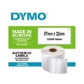 Miniatyrbild 1 av 4: DYMO LabelWriter universaletiketter - 32mm x 57mm - Box med 12 rullar à 1000