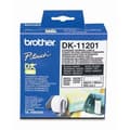 Miniatyrbild 3 av 3: Brother DK11201 standardadressetiketter - Rulle med 400 vita självhäftande etiketter