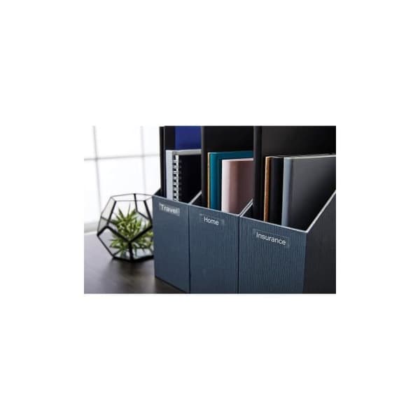 DYMO LabelManager tejpkassett D1 12mm x 7m Vit/Transparent (kompatibel med LabelManager och LabelWriter Duo)