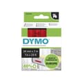 Miniatyrbild 2 av 4: DYMO LabelManager tejpkassett D1 24mm x 7m Svart/Röd (kompatibel med LabelManager och LabelWriter Duo)