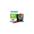 Miniatyrbild 1 av 4: DYMO LabelManager tejpkassett D1 24mm x 7m Svart/Röd (kompatibel med LabelManager och LabelWriter Duo)