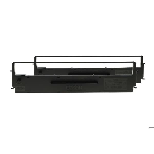 EPSON Ribbon Cartridge - Svart - Dot Matrix - 4000000 siffror - 2 / Pack