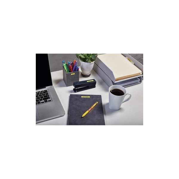 DYMO LabelManager tejpkassett D1 9mm x 7m Svart/Gul (kompatibel med LabelManager och LabelWriter Duo)