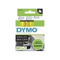 Miniatyrbild 2 av 4: DYMO LabelManager tejpkassett D1 9mm x 7m Svart/Gul (kompatibel med LabelManager och LabelWriter Duo)
