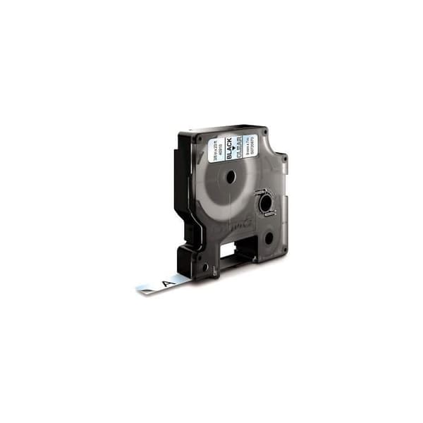DYMO LabelManager tejpkassett D1 9mm x 7m Svart/Transparent (kompatibel med LabelManager och LabelWriter Duo)