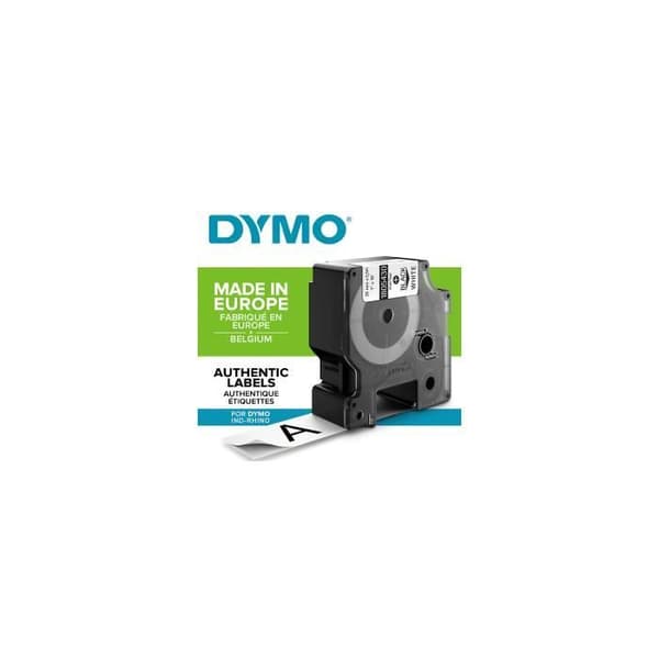 DYMO Rhino - Industriell vinyletiketttejp 24 mm x 5,5 m - Svart på vitt