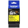 Miniatyrbild 1 av 2: Bläckband för Brother HSe HSE611E krympslang Färgbandsfärg: gul Teckenfärg: svart 5,2 mm 1.