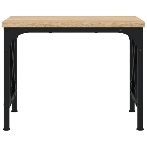 vidaXL printerstativ 40x30x31 cm konstrueret træ sort