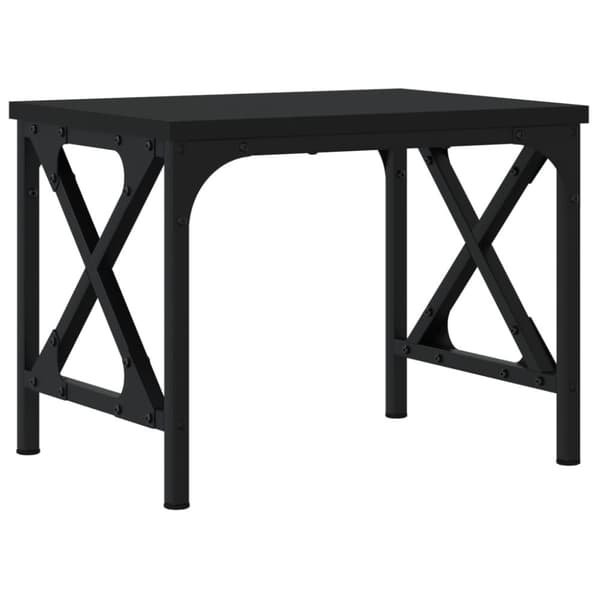 vidaXL printerstativ 40x30x31 cm konstrueret træ sort