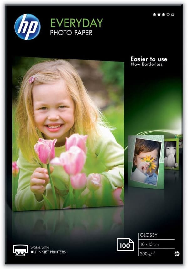 HP Everyday Glossy Photo Paper, 100 listů/10 x 15 cm