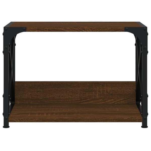 vidaXL Tulostinteline 2 tasoa ruskea tammi 44x26x31,5 cm tekninen puu -  Tulostintelineet
