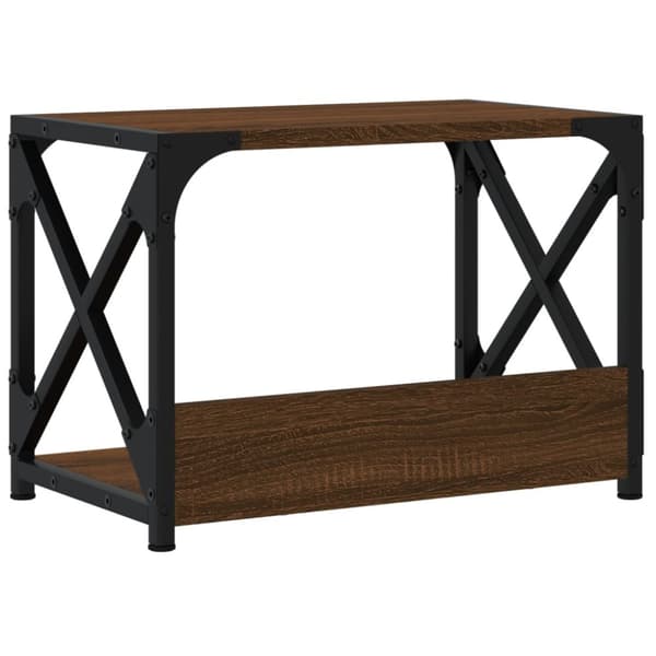vidaXL Tulostinteline 2 tasoa ruskea tammi 44x26x31,5 cm tekninen puu -  Tulostintelineet