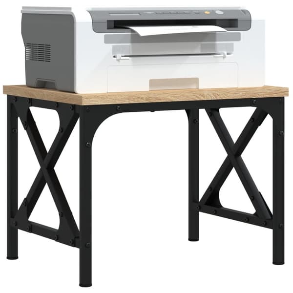 vidaXL printerstativ 40x30x31 cm konstrueret træ sort -  Printer – borde